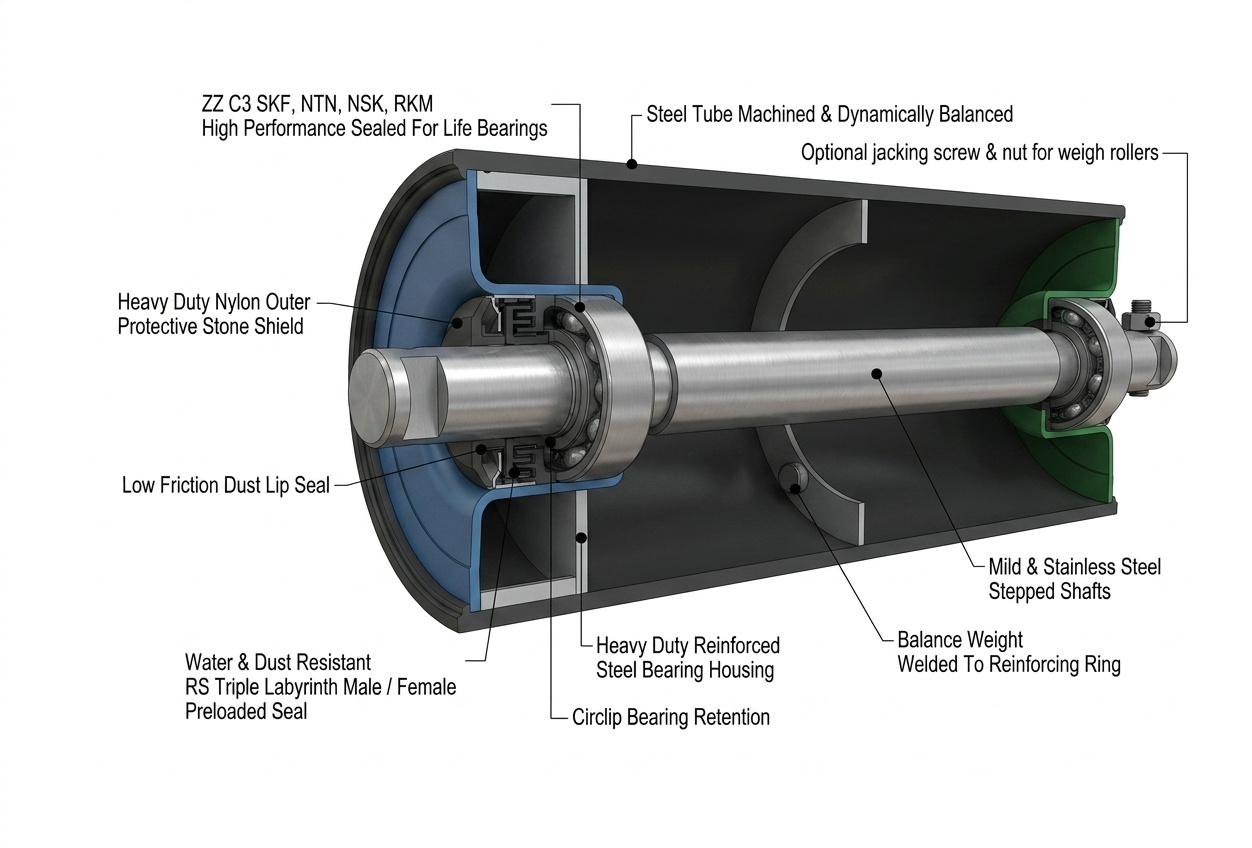 Low Noise & Weigh Rollers