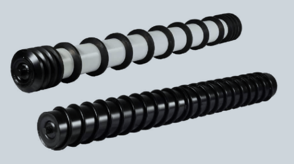 Rubber Disc & Spiral Rollers