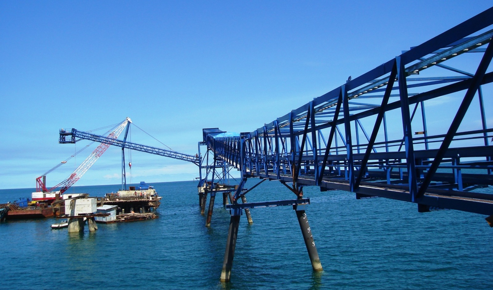 Marine Jetty Conveyor Construction