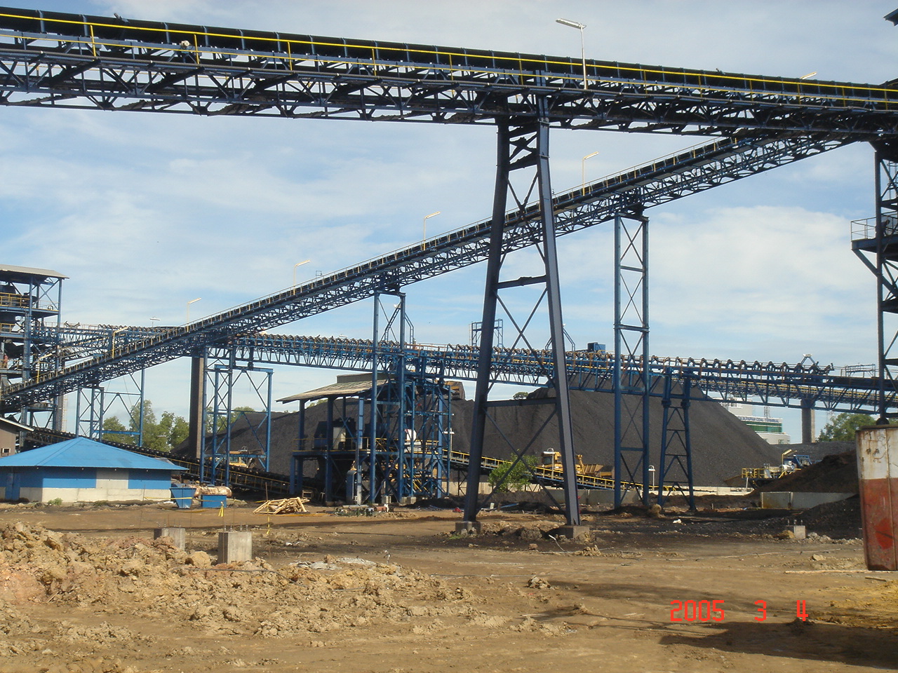 Multi-Level Coal Terminal Transfer Conveyors