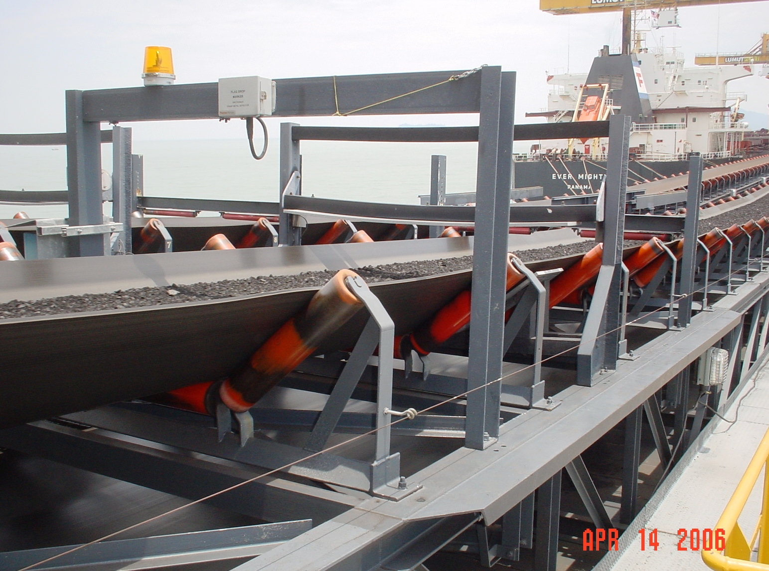 Shiploader Idler Set - Bulk Carrier Loading
