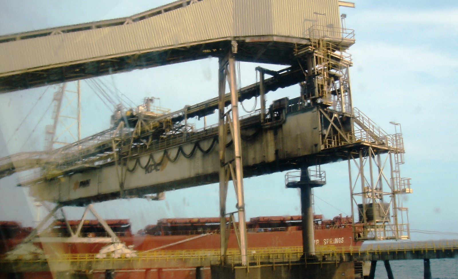 KPC Shiploader Loading Bulk Carrier 
